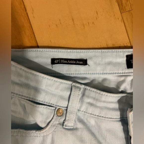 Baby Blue Talbots Petite Ankle Jeans - Picture 3 of 6